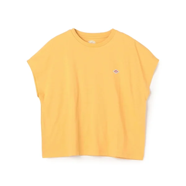 Danton Women's Orange Cotton Jersey Dolman Short T-Shirt