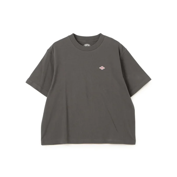 Danton Women's Coal Grey Cotton Jersey Short Sleeve T-Shirt