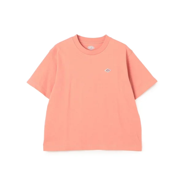 Danton Women's Pink Cotton Jersey Short Sleeve T-Shirt