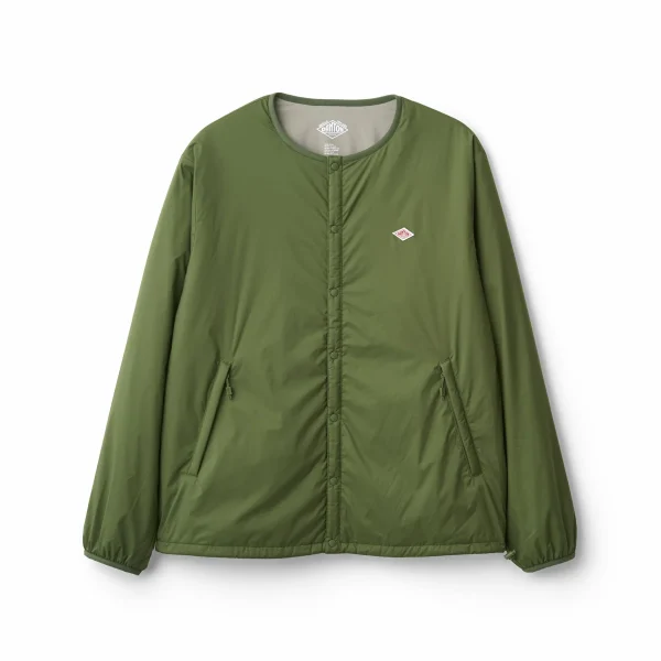 Danton Men's Olive Insulated Collarless Jacket