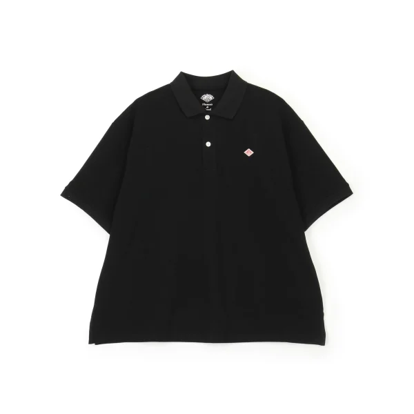 Danton Men's Premium Black Piqué Polo Shirt
