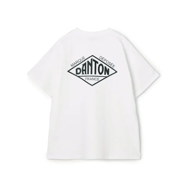 Danton Men's White Logo Short Sleeve T-Shirt