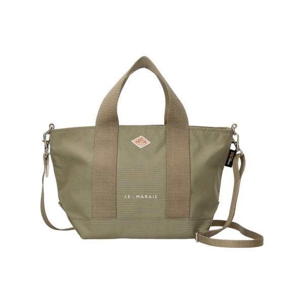Danton LE-MARAIS Light Greige Cordura Canvas Tote Bag